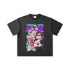 260 GSM Double Yarn 32 Count 100% Cotton Dandadan V22 Momo Seiko Print Unisex Heavy Cotton T Shirt