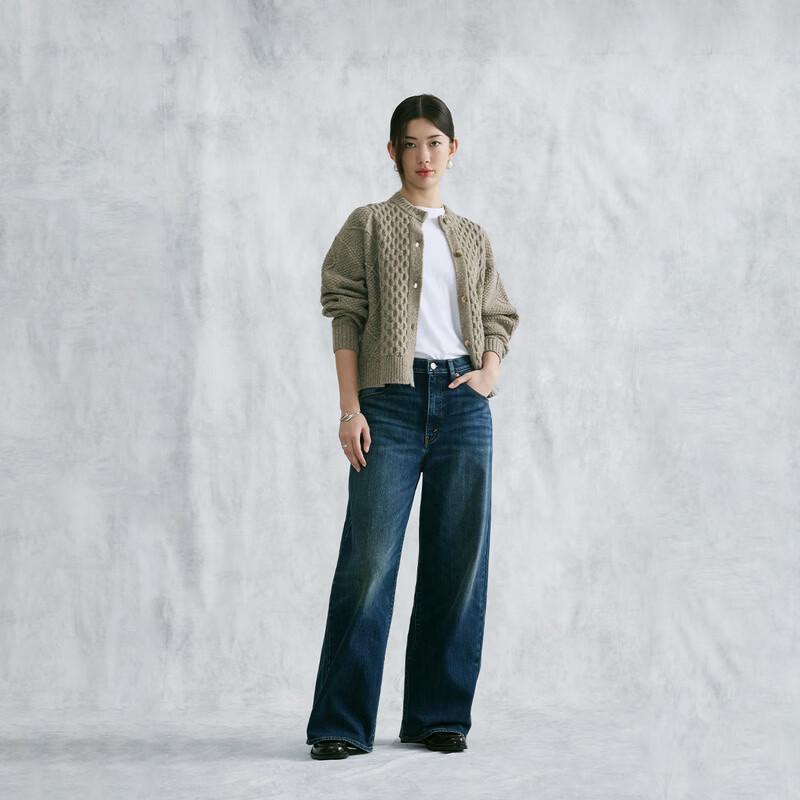 Levi's Women's Winter Warm Baggy Straight-Leg Jeans