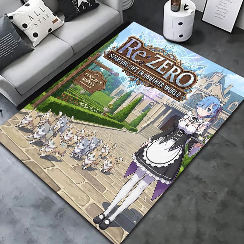 Re Zero Carpet Rug For Living Room Bedroom Home Sofa Decoration Kids Play Nonslip Floor Mat