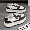 Platform women's net shoes 2026 spring student breathable leisure sports ins board shoes