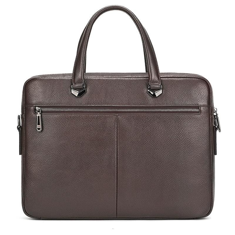 Luxury Fashion Men's Leather Shoulder Bag Top Layer Cowhide Crossbody Business Handbag Male Briefcase