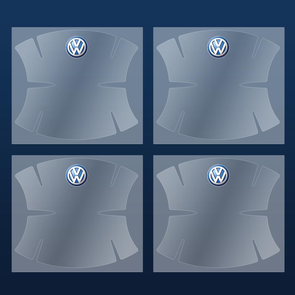 2026 Heiß Für VW VOLKSWAGEN 4/8 Stück Transparenter Auto-Türgriff Kratzschutz Schutzfolie Aufkleber für Volkswagen VW Caddy Touar