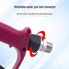 Stainless Steel High-Pressure Car Wash Water Gun with Anti-Tangle Design and Ceramic Valve, Pressure Resistant up to 350 kg.