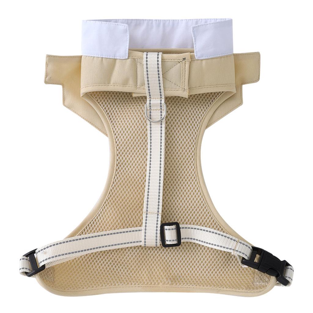 Adjustable Dog Harness With Bow Tie Tuxedo Design Reflective Straps For Small Medium Large Dogs