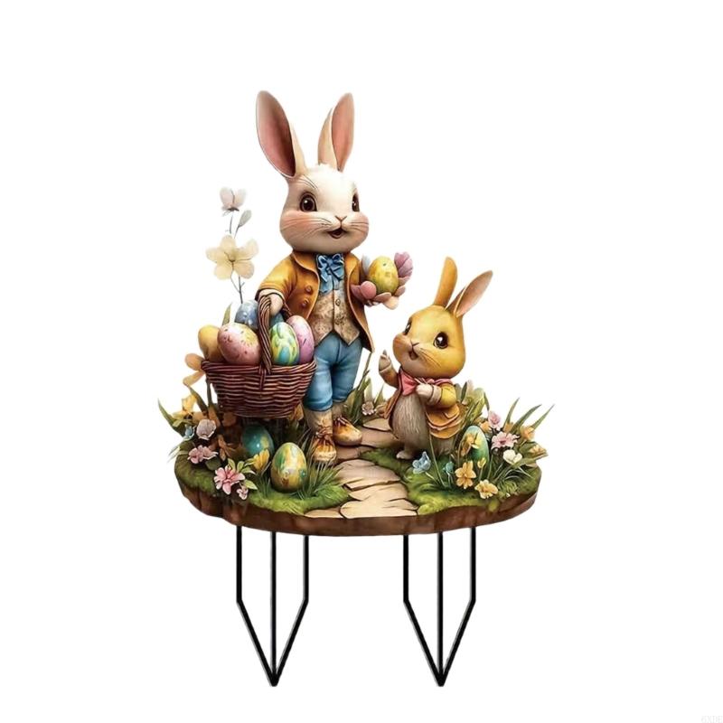 Декоративные колышки для сада Акриловые декоративные колышки для цветочных горшков Садовый двор 6XDE