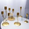 2/3 Heads Candle Holder Romantic Iron Candles Stand Minimalist Long Candle Candlestick  Party
