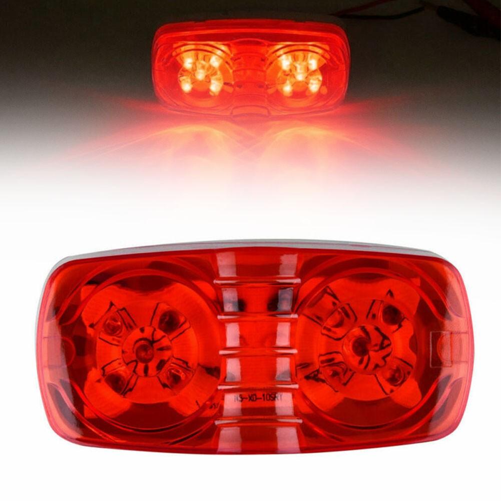 

12/24V DC Red Taillight For Camper Truck Trailer RV Marker Lights