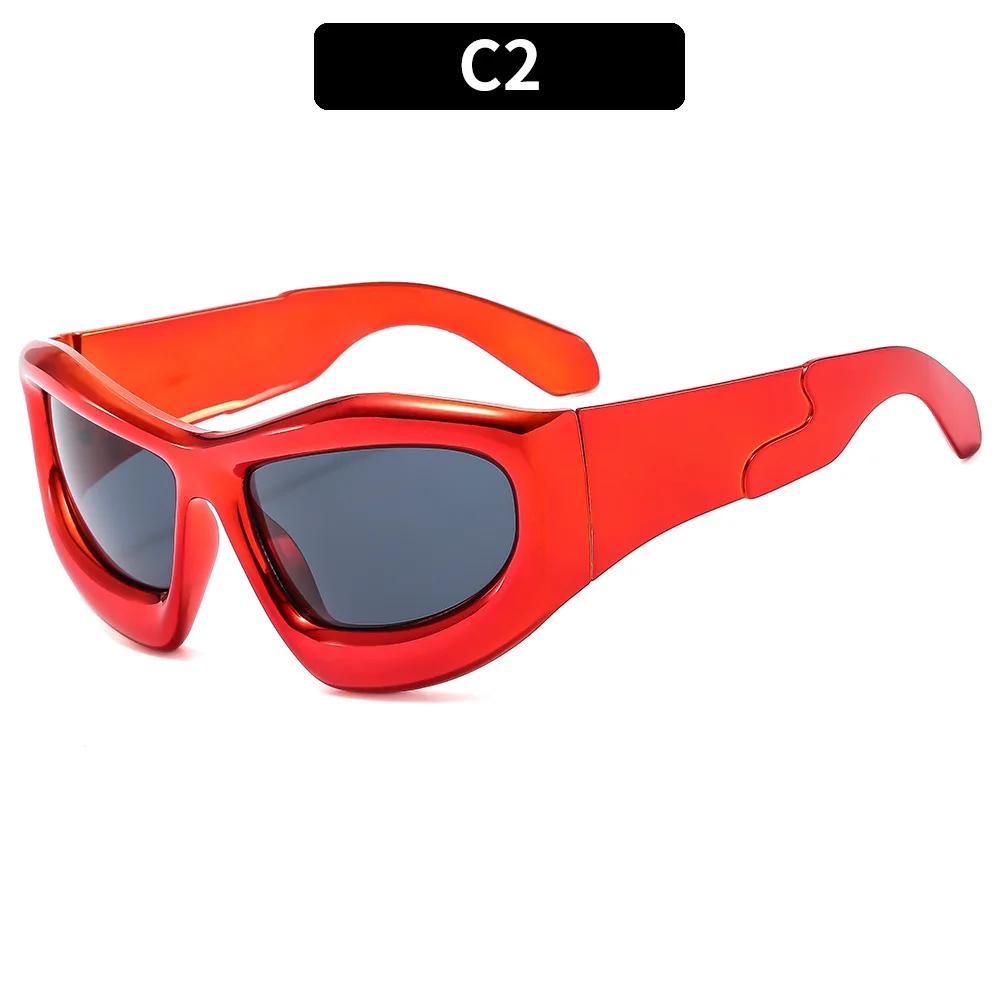 Fashion Oversized Sunglasses Y2k Women Men Brand Designer Retro Sun Glasses Female Popular Vintage Eyewear UV400