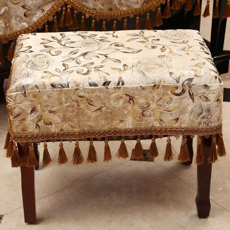 Luxury Fabric Hot Stamped Piano Dust Cover