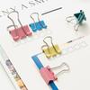40PCS/Set Long Tail Clip, Mixed Color File Clip, Stationery Dovetail Clip, Goose Tail Clip
