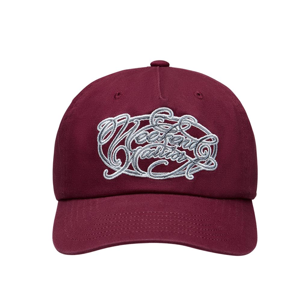 EEERRR Weekend Warrior Needlework 5Panels Ball Cap Burgundy
