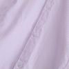 Women's Plus Size V-Neck Purple & White Striped Short-Sleeve Shirt - Slimming, Professional, Formal, Extra Large, Spring/Summer
