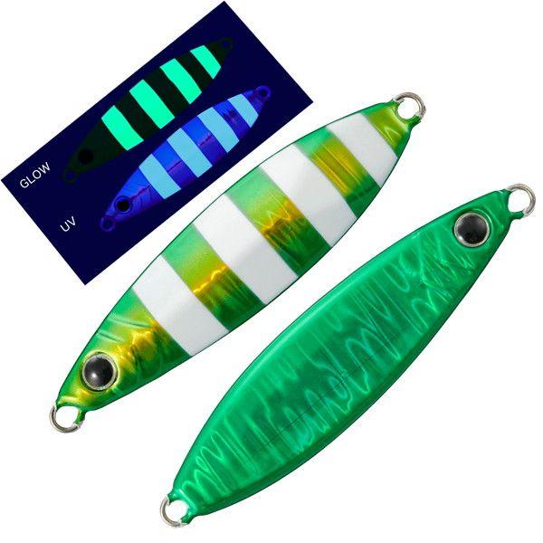 Used Major Craft Metal Jig Jigpara Slow JPSLOW-30#115 Super Luminous Green Zebra (Keimura)