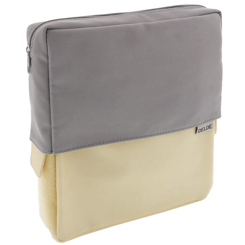 Sunstar Stationery Square Pouch L Delde Gray X White S2281562