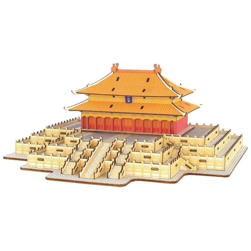 Supreme Harmony 3D Holzpuzzle: Peking Architekturmodell für Kinder