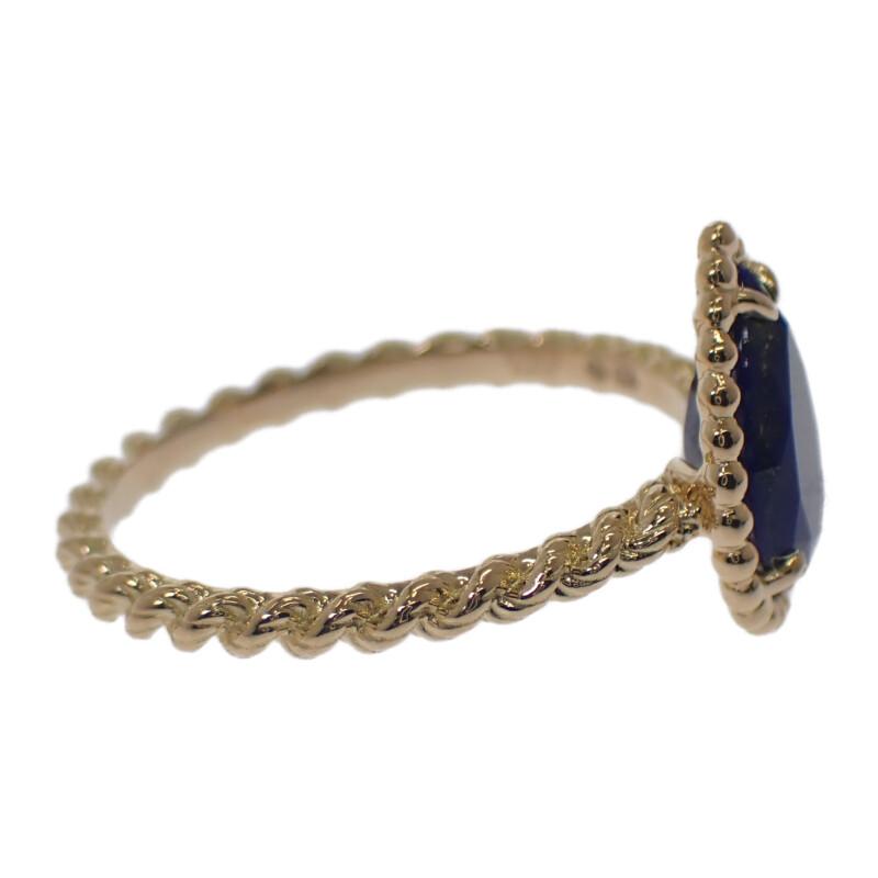 Boucheron JRG02743 #14.5(JP Size) Ring Blue K18 Yellow Gold Women