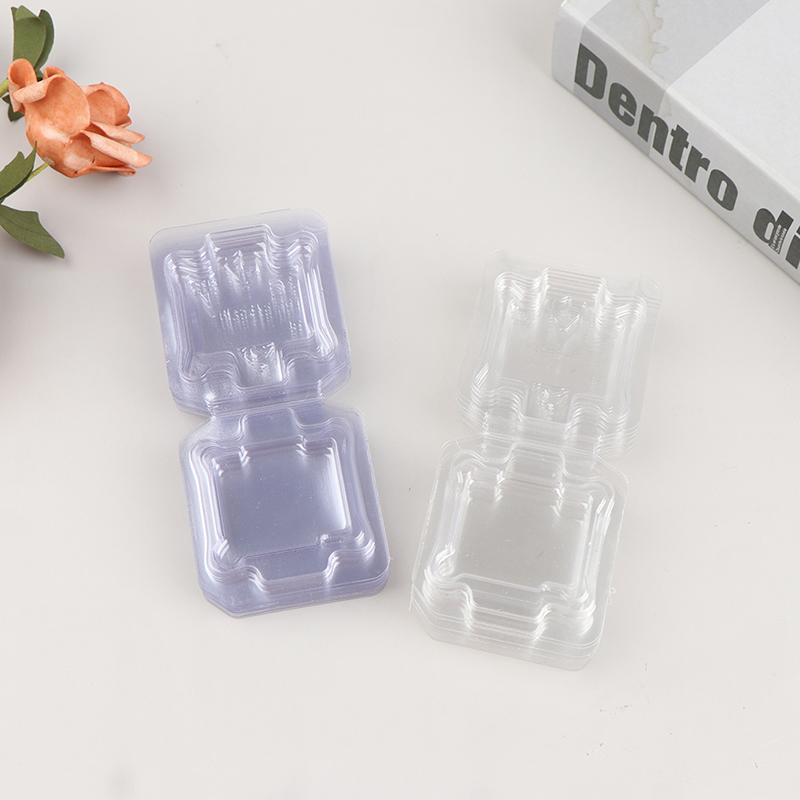10Pcs Cpu Box Cpu Plastic Protective Case Cpu Clamshell Tray Case Container