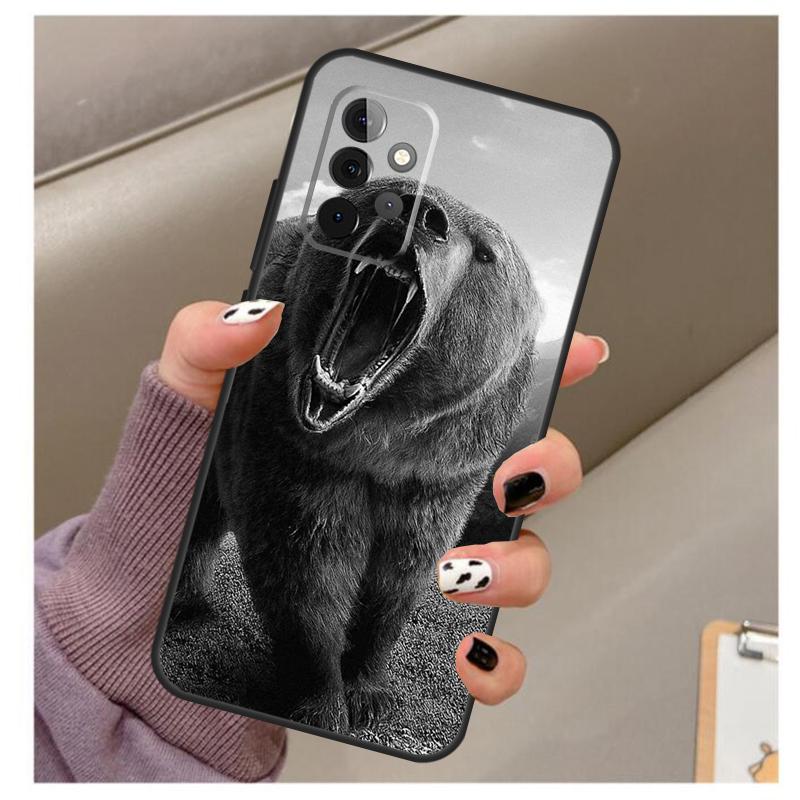 Cute Grizzly Bear Case For Samsung Galaxy A35 A55 A15 A32 A12 A22 A52 A06 A54 A34 A14 A56 A36 A26 A16 A13 A53