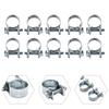 10pcs 11-13mm/13-15mm Hose Clips Carbon Steel Diesel