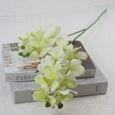  Branche Longue Réaliste Phalaenopsis Artificiel 86cm Fleur Artificielle Suspendue Accessoires d'Art Fleur Vanda en Soie