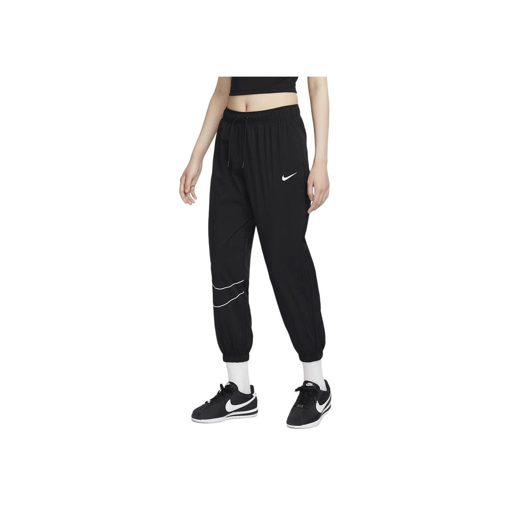 Nike Sportswear Essentials Lightweight Casual Comfortable Knit Pants Women Pants Black HM9413010