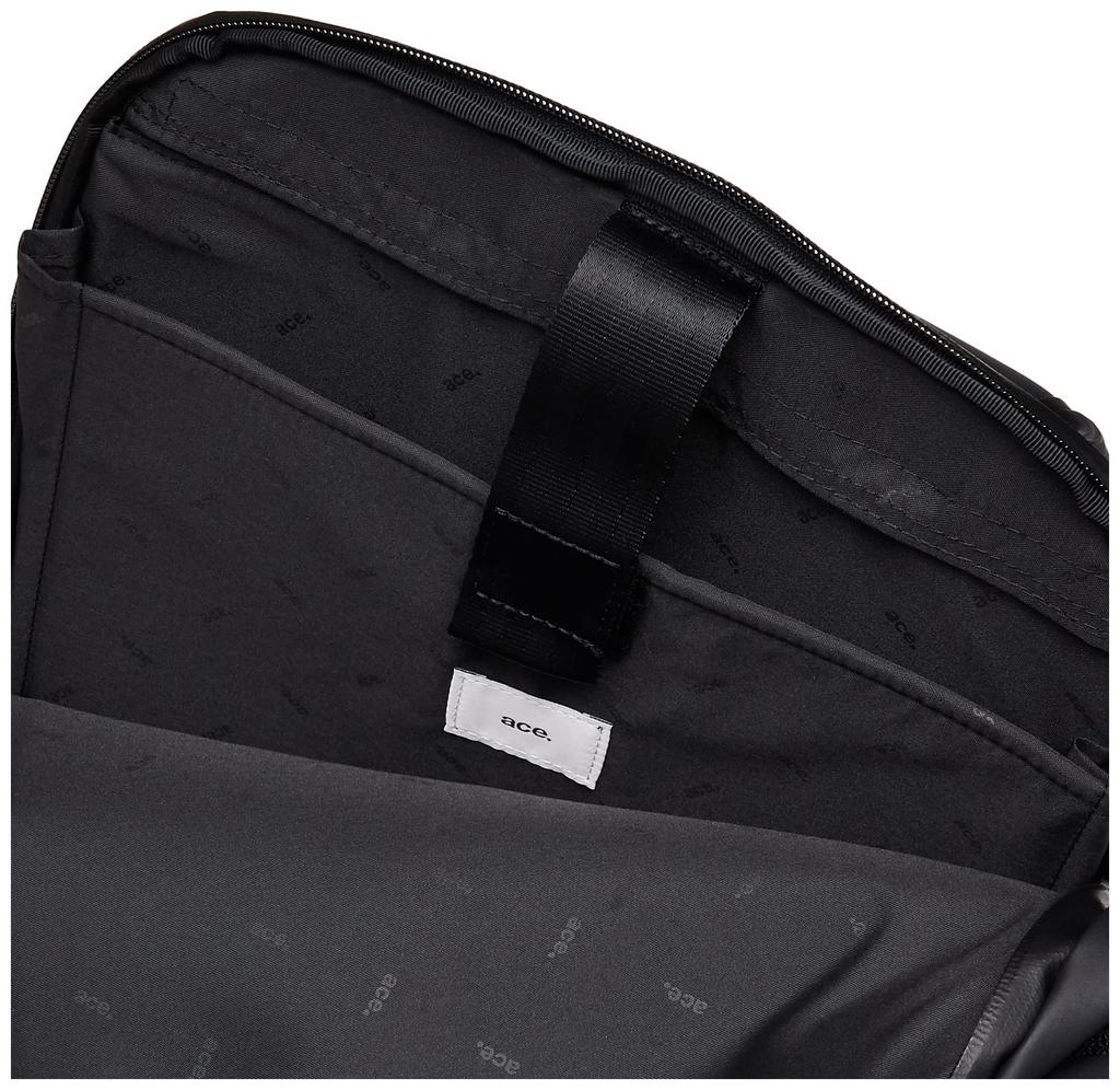 Ace Gene T-Commuter Business Backpack, No. 67802, 20L, Men's, Black, Fits B4 Files and a 15.6-inch Laptop [Anti-Virus Treated Synthetic Leather]