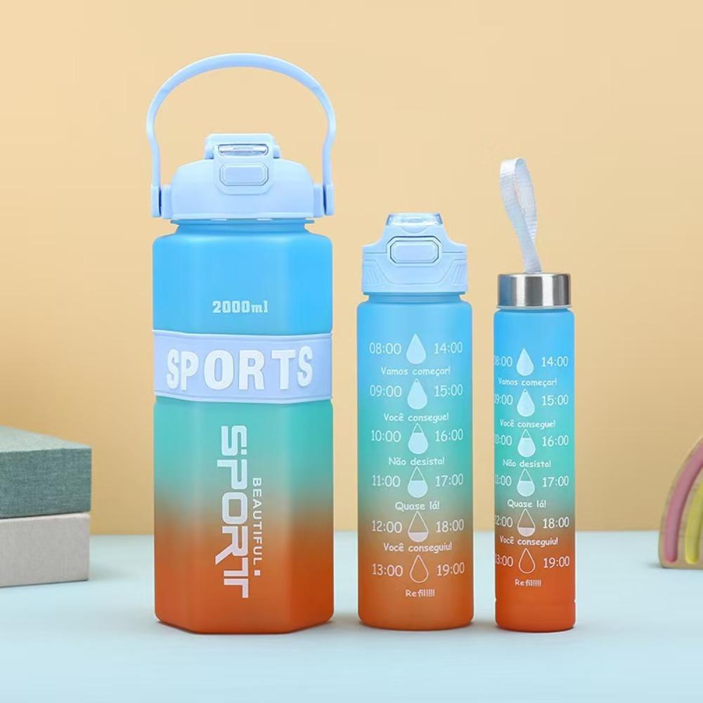 

Шестигранный герметичный красочный стакан набор из трех предметов фитнес спортивная бутылка для воды мероприятия на открытом воздухе Color 5