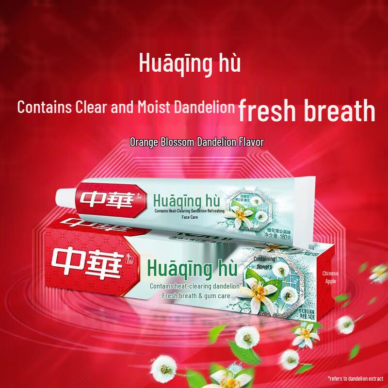

Zhonghua Floral Fresh Toothpaste 180g x 6-Pack