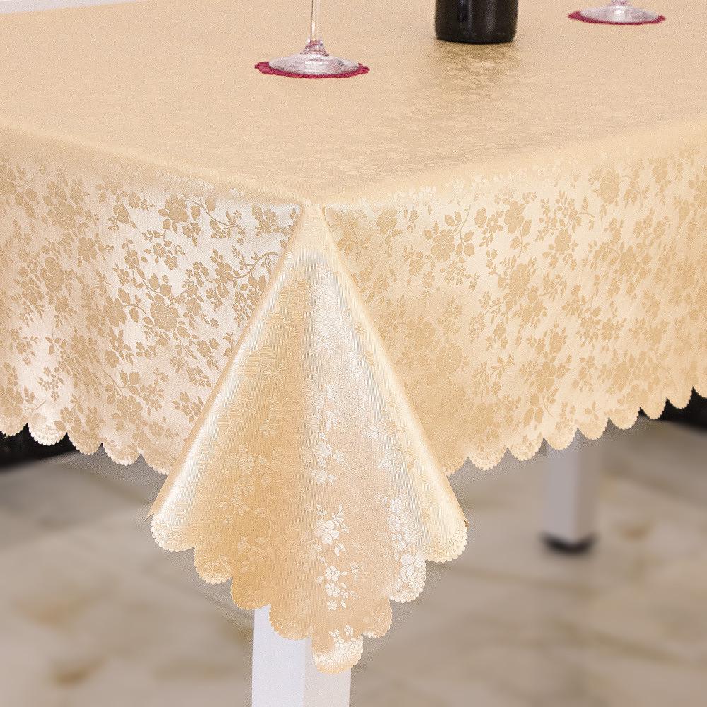 European-Style Rectangular Waterproof, Oil-Proof & Washable Coffee Tablecloth (Oval & Rectangular Options Available)