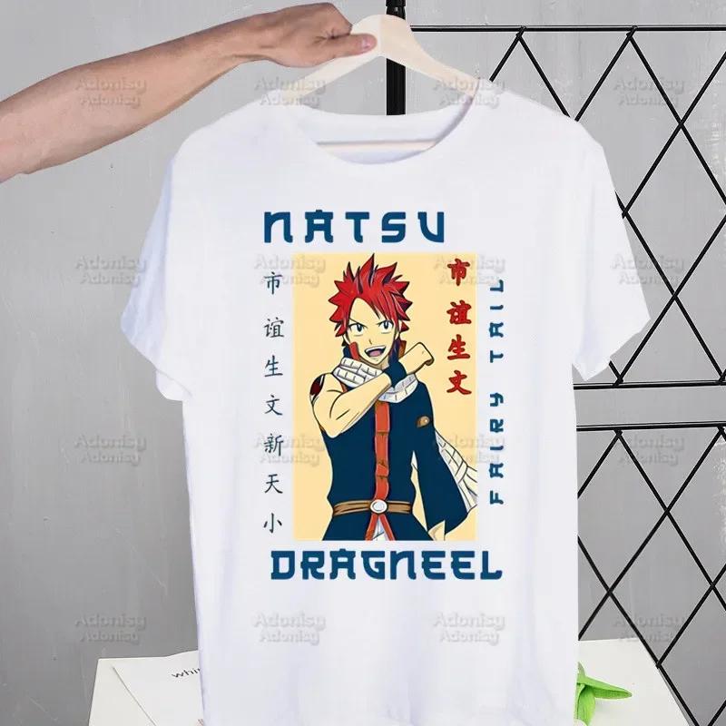 Fairy Tail Guild Men's T-shirts Funny Hip Hop Summer Women Men Tshirts Ulzzang Harajuku Cartoon Anime Natsu Zodiac T-Shirt Shirt