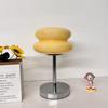 Bauhaus Egg Tart Glass Table Lamp - Thick-Sole Night Light for Bedroom, Bedside, or Living Room