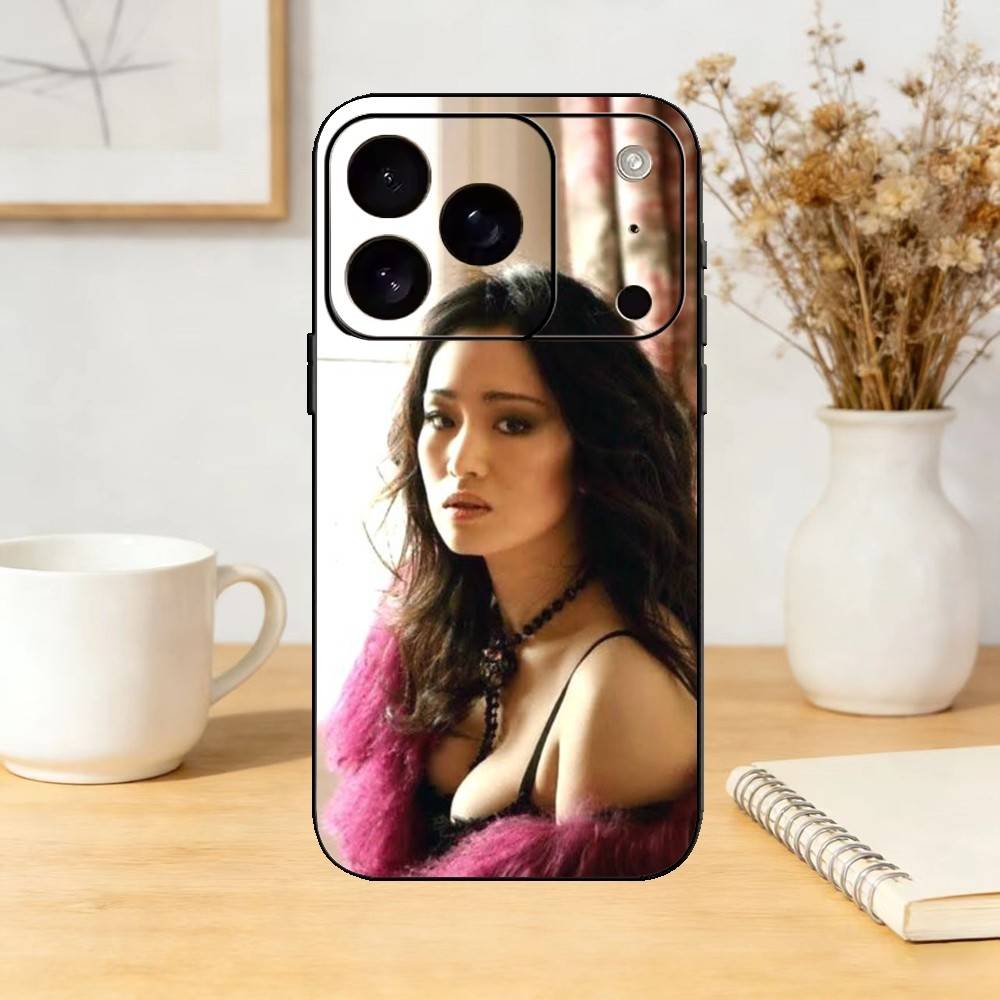 G-Gong Li Phone Case For iPhone 17,16,15,14,13,12,11 Plus,Pro Max,SE4Soft Silicone Black Cover