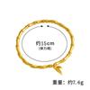 Galvanisiertes Gold Damen Perlen Simuliertes Gold Gebrochenes Gold Armband, Sandgold Erbschaft Gebrochenes Silber Wenige Tael Wind Armbänder