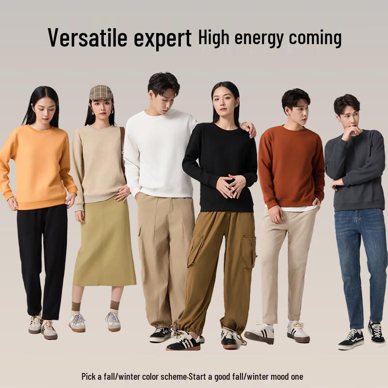 Fengxun Wool Silk Waffle Knit Couple Sweatshirt