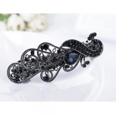 Elegant Cubic Decoration Automatic Hairpin