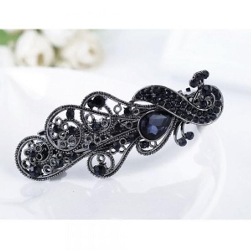 Elegant cubic decoration automatic hairpin