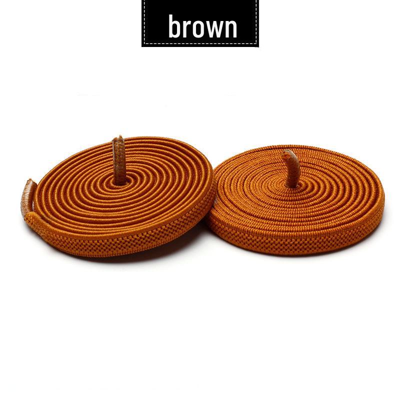 0.6cm Wide Elastic Flat Shoelaces for Sneakers and Canvas Shoes
