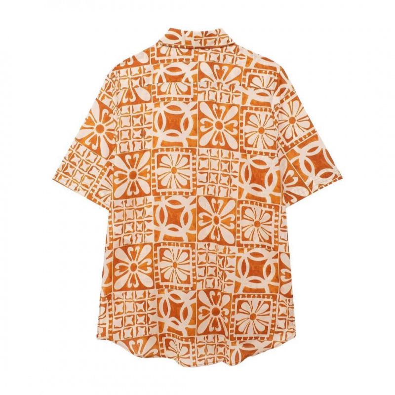 Summer Street Fashion Print Shirt and Pants Set for Women - European and American Style