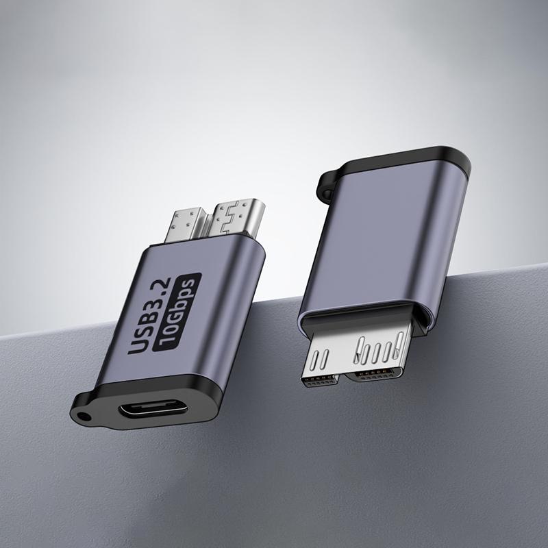 Usb A/C To Micro B 3.0 Adapter 10Gbps Super Speed Data Sync Converter For Macbook Pro Samsung Type C To Micro B Adapter
