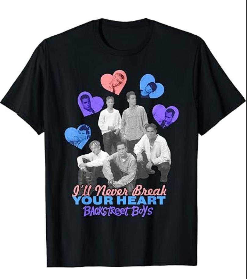 

Backstreet Boys - I Heart Black unisex S-234XL shirt D1047 Unisex T-Shirt XL