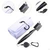 Double Sided Golf Club Brush Towel, Cleaning Tool Microfiber Towel