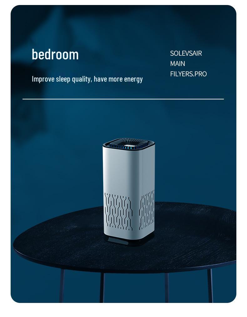 USB Car Air Purifier & Aroma Diffuser with Negative Ion Technology