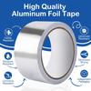 High Temperature Resistance Aluminum Foil Tape Kitchen Pipe Repair Tape Adhesive Sealing Foil Heat Insulation Leak Proof Tape