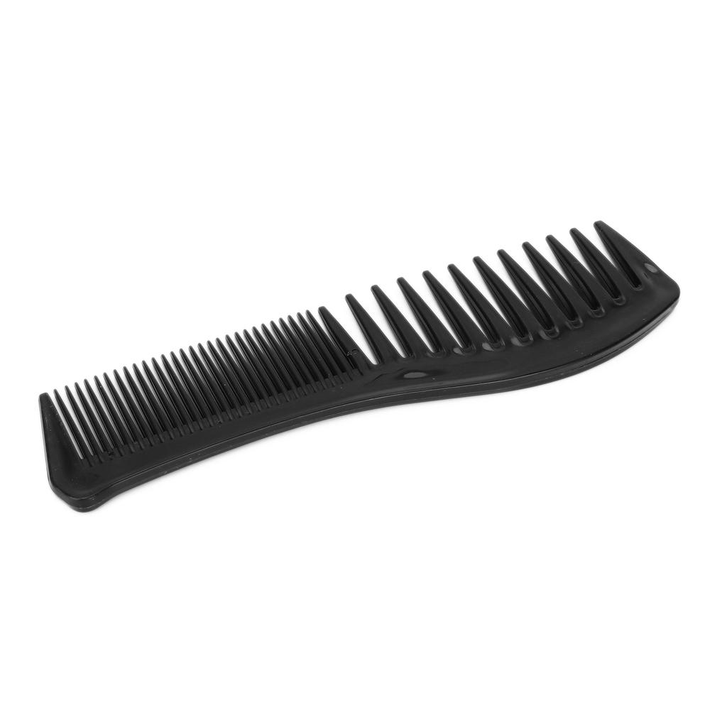 Detangling Hair Comb Portable Home Salon Fine Wide Tooth Styling Comb Hairdressing ToolBlack