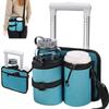 Heim Thermo-Isolierung Getränketasche 2 Kaffeetassenhalter Reisebecherhalter Getränkehalter Freie Handgepäcktasche