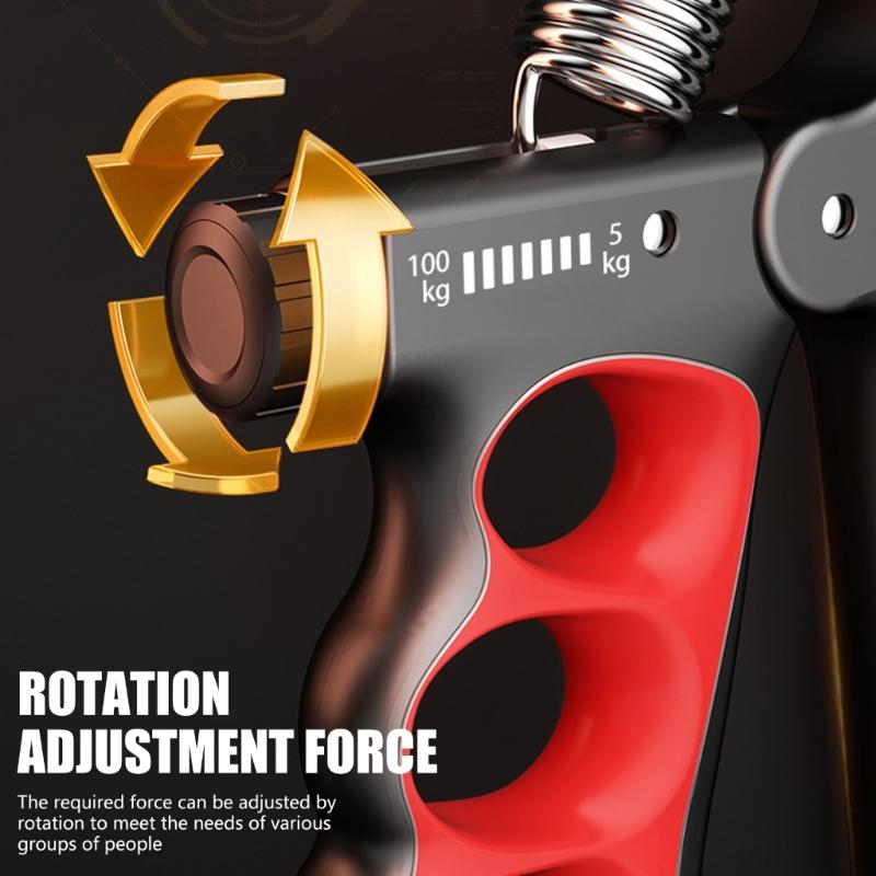 Wrist Forearm Strength Trainer 5-100Kg Hand Grippers Gym Wrist Expander with Adjustable Resistance  Hand Grip Exerciser