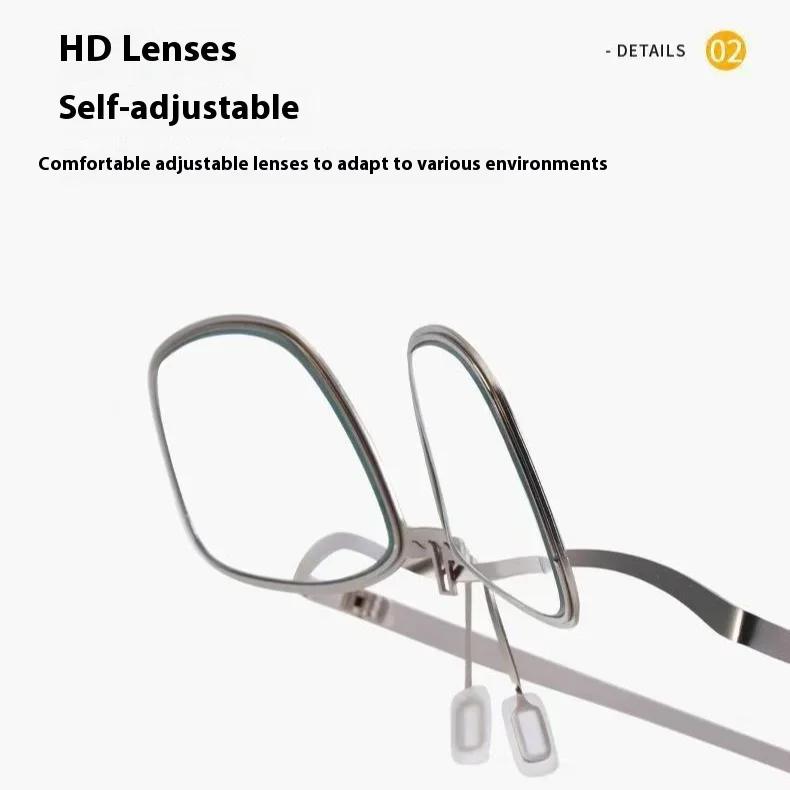 Adjustable 180 °  Flip Up Reading Glasses  +1.0 ~ +4.0 Anti Blue Light Metal More Convenient Reading Glasses