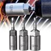 Hexagon Drill Bit Socket Set Hex Head Socket Set For Drill 3 Pieces High-Strength Repairing Power Hand Tool Replacement Parts