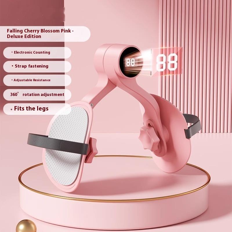 Pelvic Floor Muscle Trainer With Counter Thigh Master Adjustable Leg Exercises Device For Postpartum Recovery Leg Butt Training