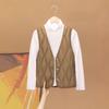 New light down jacket vest women's warm slim fit V-neck vest liner vest